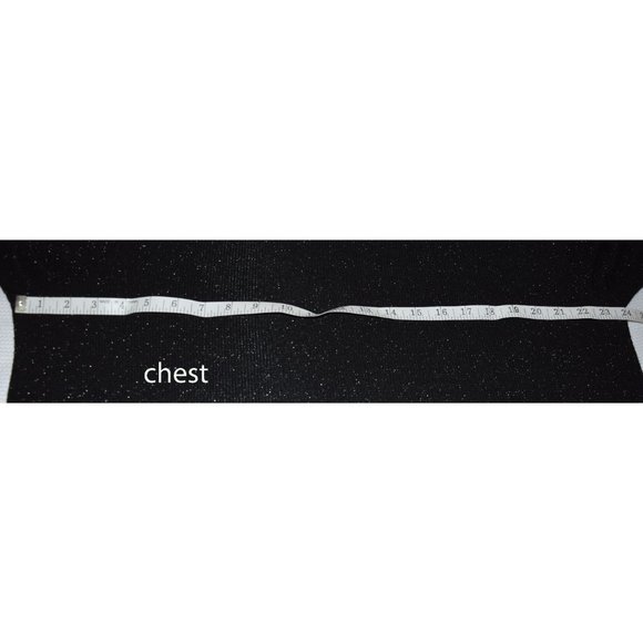 Juicy Couture Black Metallic Sweater sixe XXL - Picture 5 of 9